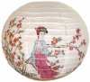 Beauty and Flowers Chinese Japanese Paper Lantern.jpg